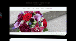 Desktop Screenshot of bellesandthistles.com